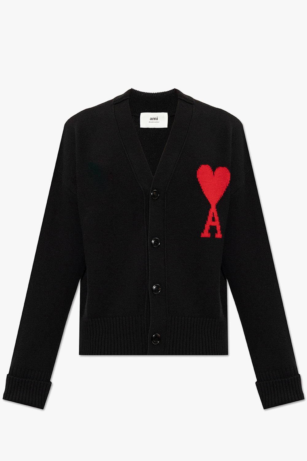 Ami Alexandre Mattiussi Cardigan with logo | Men's Clothing | Vitkac